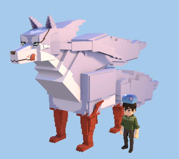 voxel 二創角色設計