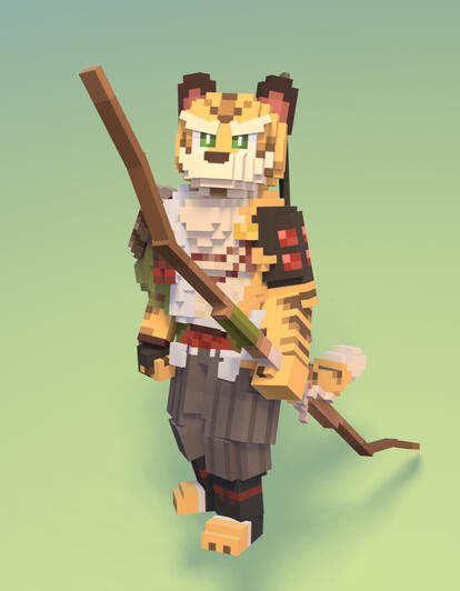 voxel 二創角色設計